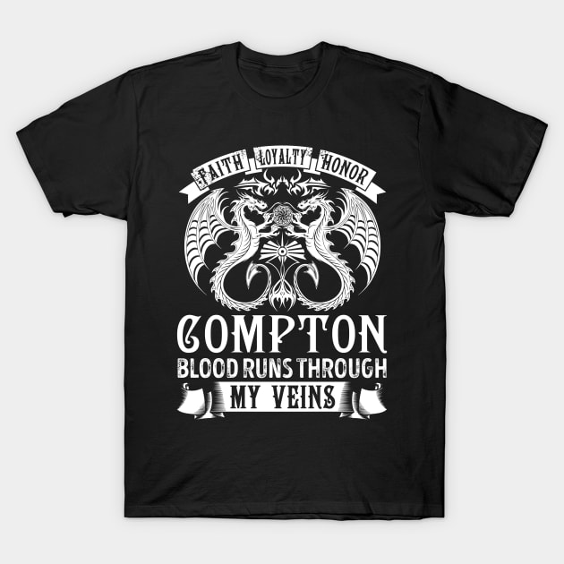 COMPTON T-Shirt by T-shirt with flowers